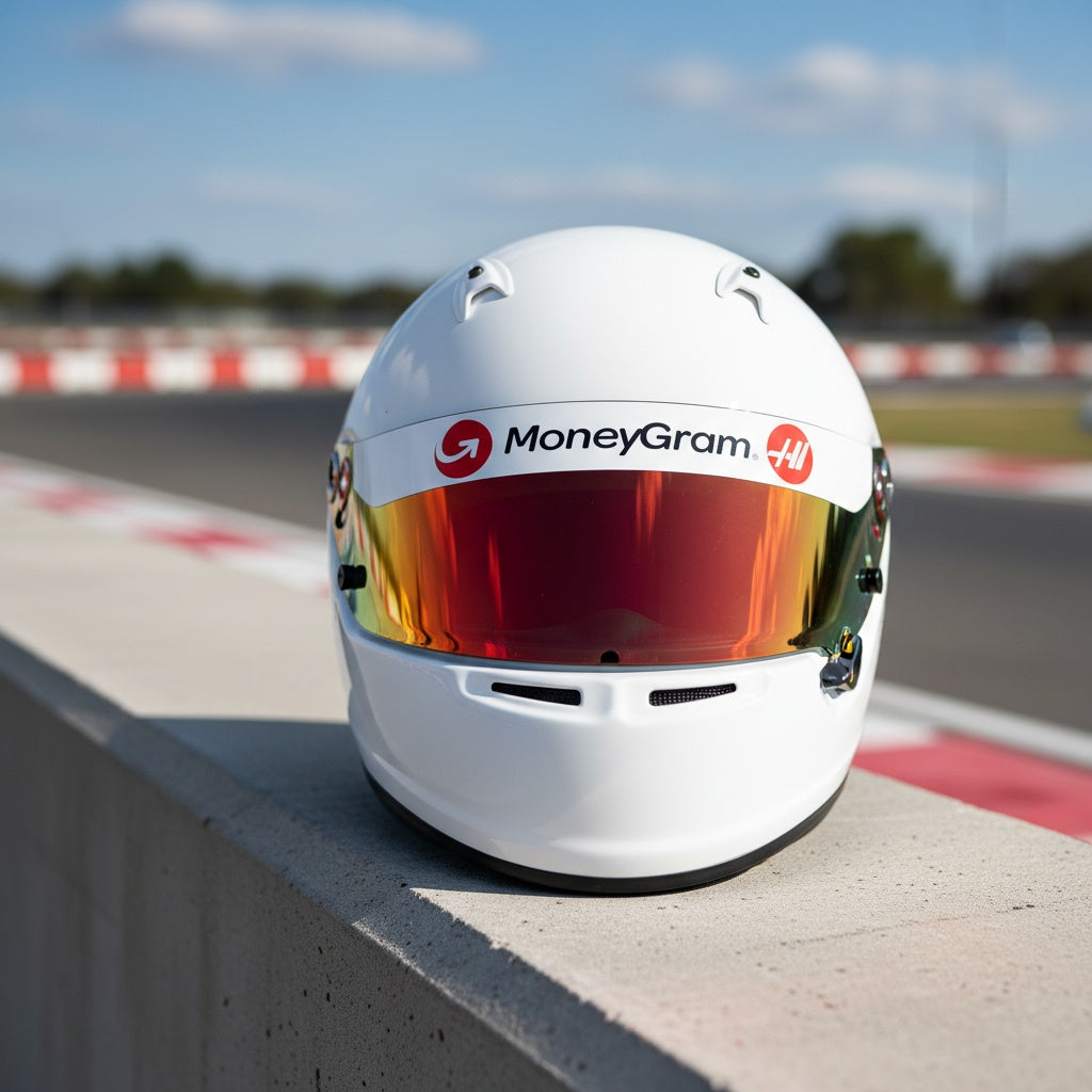 Haas Visor Stickers